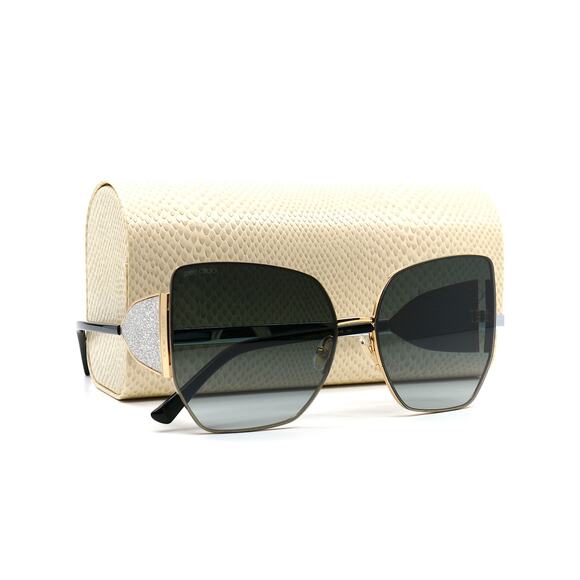 Jimmy Choo Accessories - NEW JIMMY CHOO RIVER/S 2M2 GOLD GREY AUTHENTIC SUNGLASSES